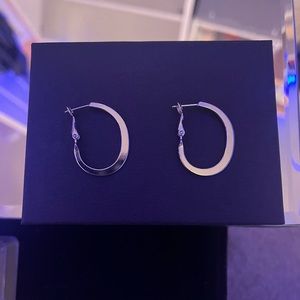 Silver earrings